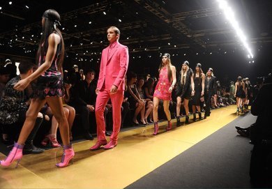 Défilé Versace for H&M à New-york en 2011
