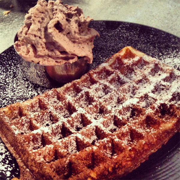 Gaufre Espuma Nutella Prive de Dessert