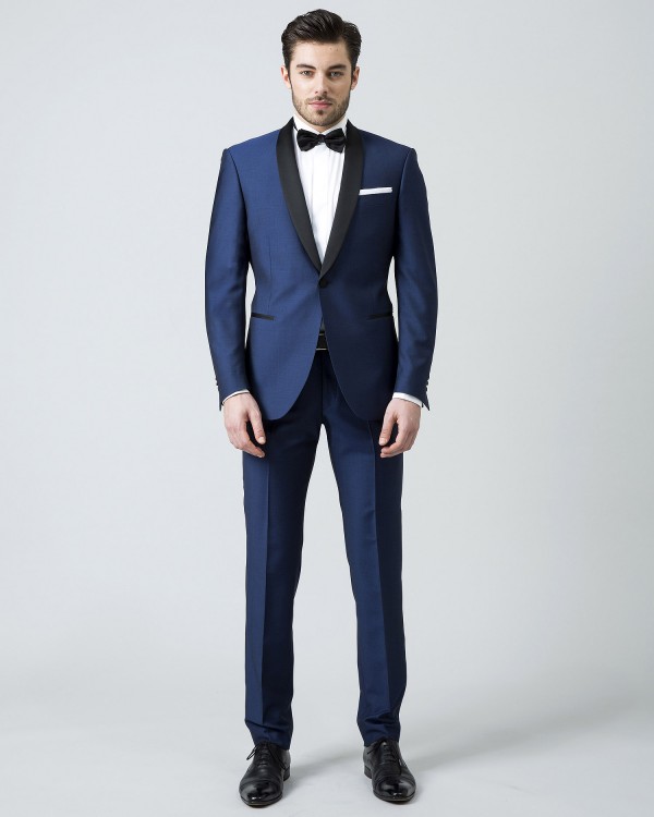 smoking-bleu-a-revers-satin-noir