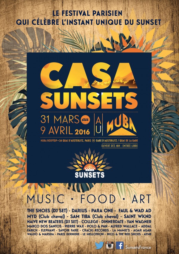 AFFICHE CASA SUNSETS